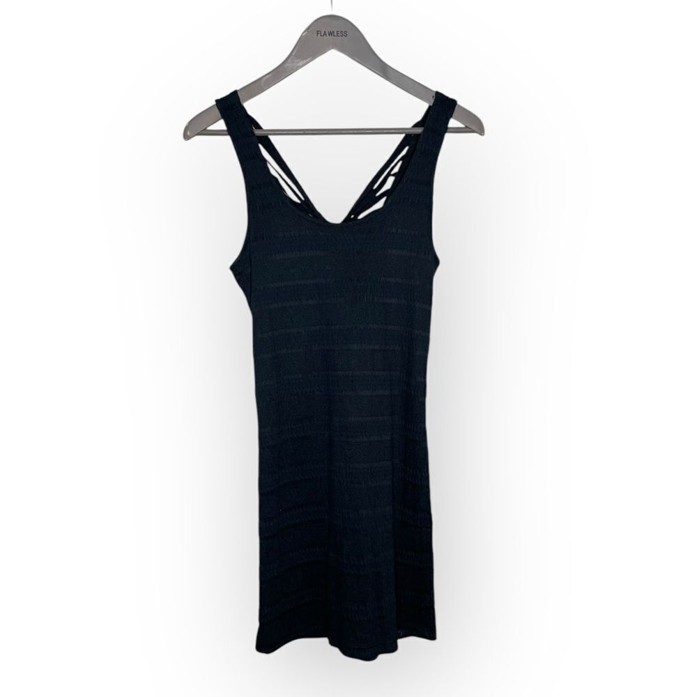 "Free People" Black Knit Bodycon Dress Size Small